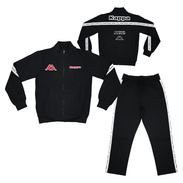 Tuta Ragazzo KAPPA 8 - 16 Anni Cotone Felpato