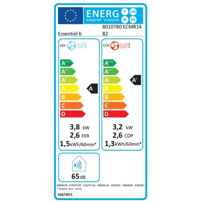 Clim réversible ESSENTIELB ECMR14 B2