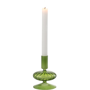 J-Line bougeoir ufo - verre - vert