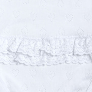 Body bebé tirantes volantes calado