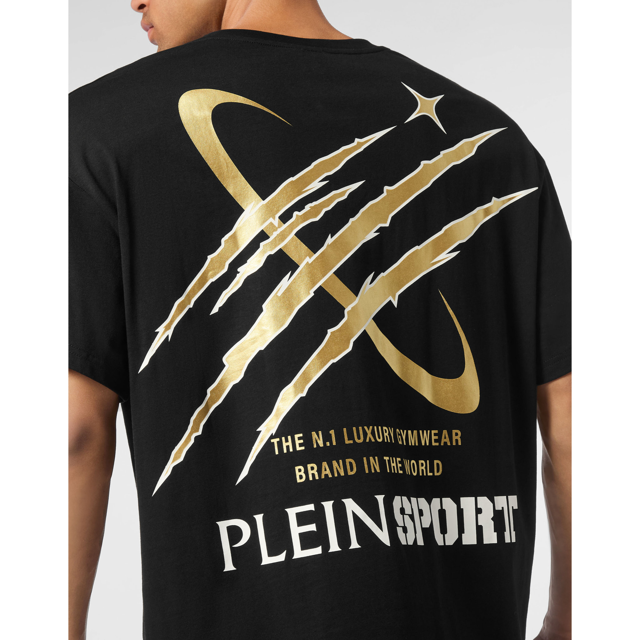 PLEIN SPORT T-Shirt Round Neck Ss SCRATCH