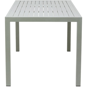Table de jardin Madagascar 140x80cm verte Kare Design