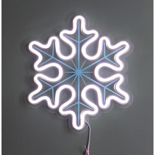 Fiocco neve - Pezzi 2 - 26,5xH30x1,5cm - Bianchi Dino SpA