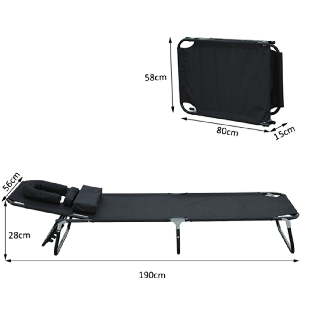 Transat de jardin – Pliable et confortable – Gain de place