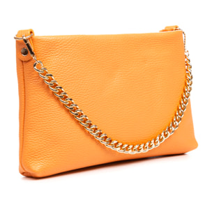 Angri borsa a tracolla donna. Pelle autentica finitura Dollaro