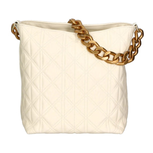 Borsa a spalla da donna - Modello Adra - Vera pelle - 31.0 x 17.0 x 15.5 cm