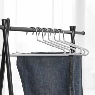 Set de perchas para pantalones con refuerzo - Antideslizante con recubrimiento de PVC