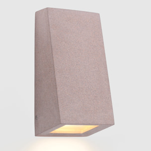 Forlight Aplique de pared exterior Karen Big acabado Cemento IP44 15W E27