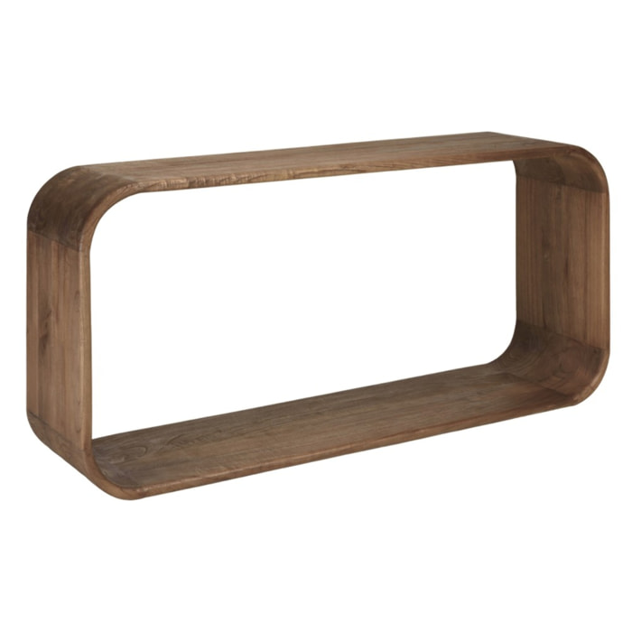 ROMY - Console design arrondi en bois de mindi