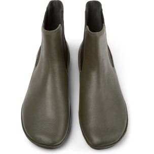 Botines - CAMPER Right Nina - Verde - Cuero liso