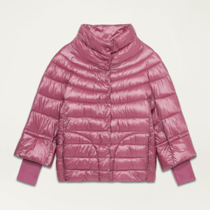 Oltre - Hooded down jacket with sleeves - Rosa