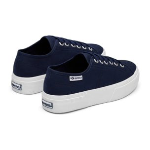 Scarpe da donna Superga Blu 3740 Platform Leggera