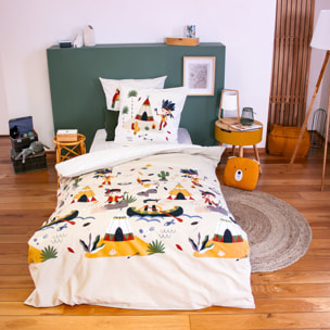 Parure de lit enfant imprimé 100% coton - pirate