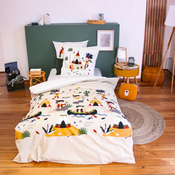 Parure de lit enfant imprimé 100% coton - pirate
