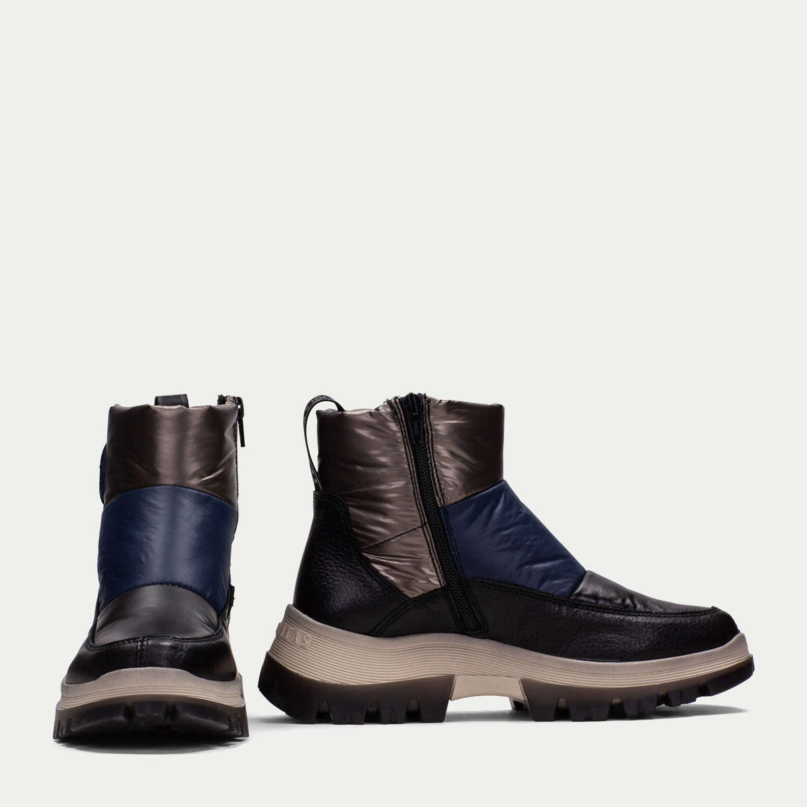 Botin sport Meryl Negro marino 4 cm