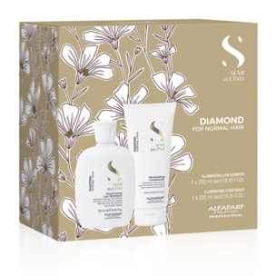 ALFAPARF MILANO Set Semi Di Lino Diamond Illuminating Shampoo 250ml + Conditioner 200ml