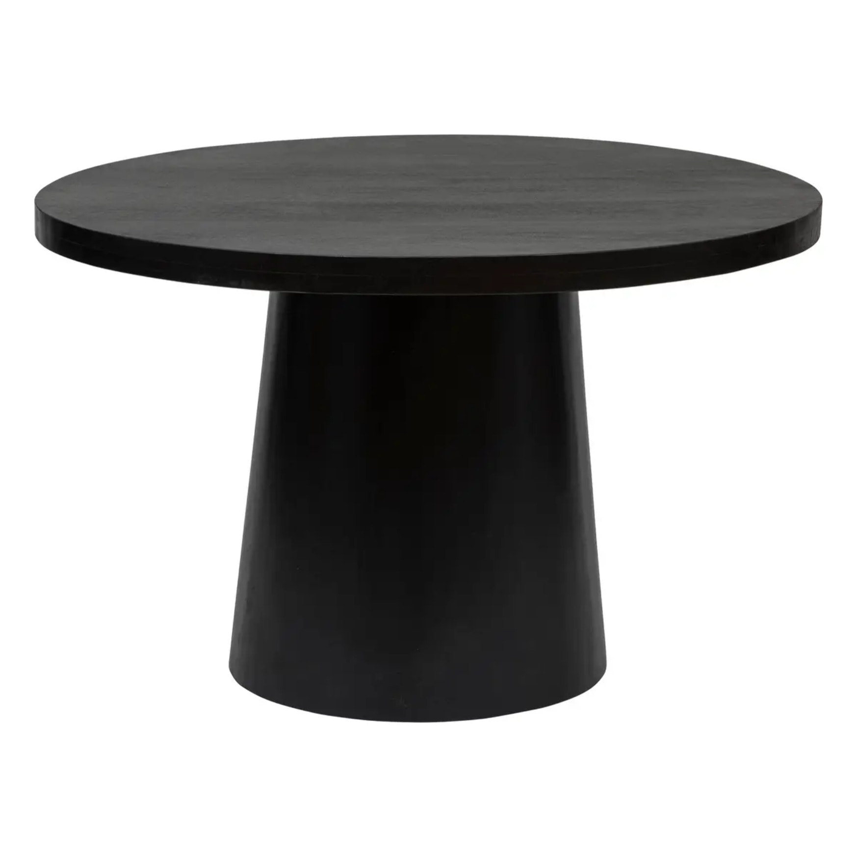 Table à manger "Boki" en manguier D120cm noir