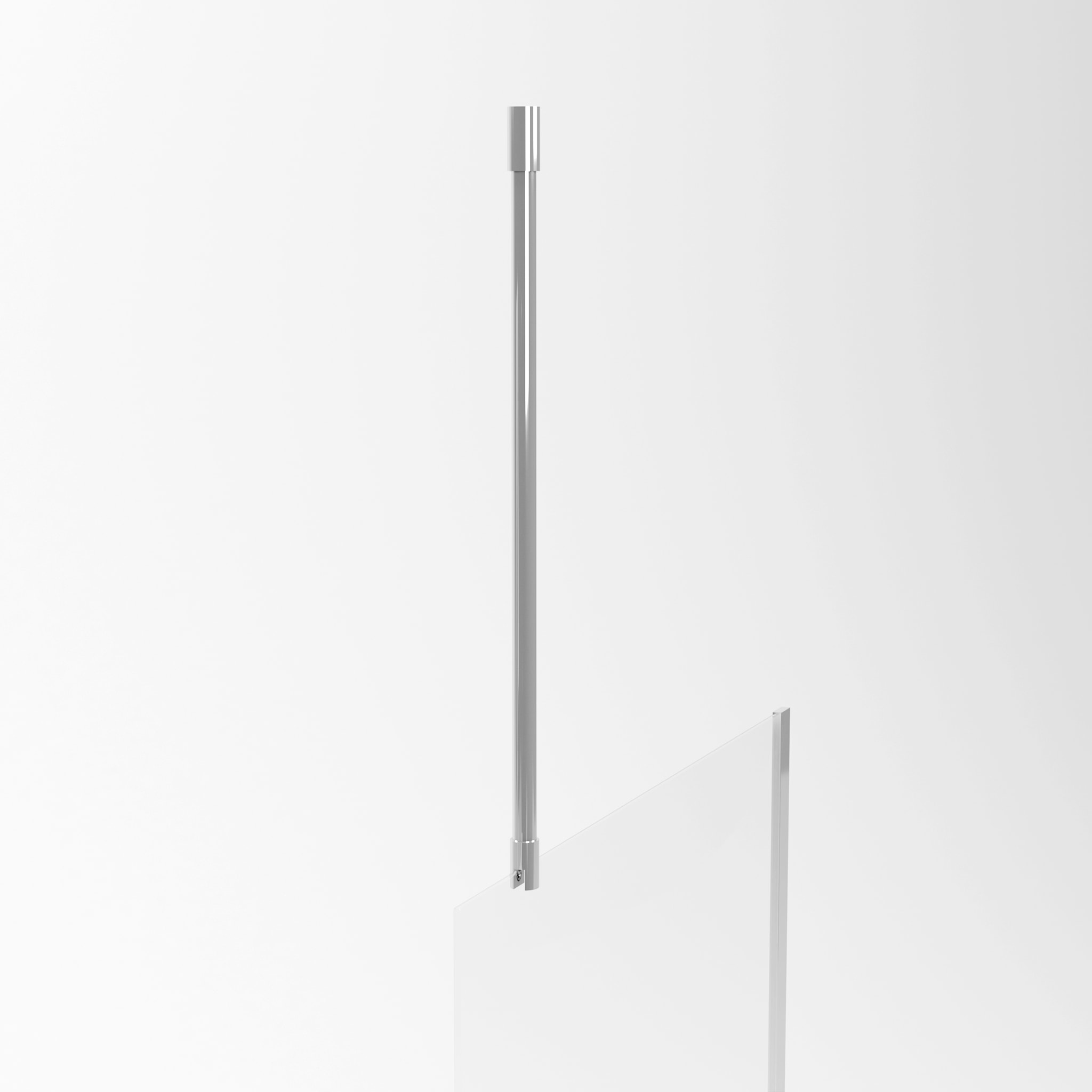 Barre de fixation plafond pour douche a l'italienne - BARRE DE FIXATION PLAFOND 60cm RECOUPABLE