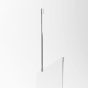 Barre de fixation plafond pour douche a l'italienne - BARRE DE FIXATION PLAFOND 60cm RECOUPABLE