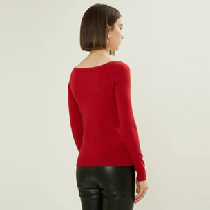 PULLOVER A COLLO LARGO DI LINEA BASIC