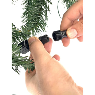 Albero di Natale sintetico verde da 150 cm con led