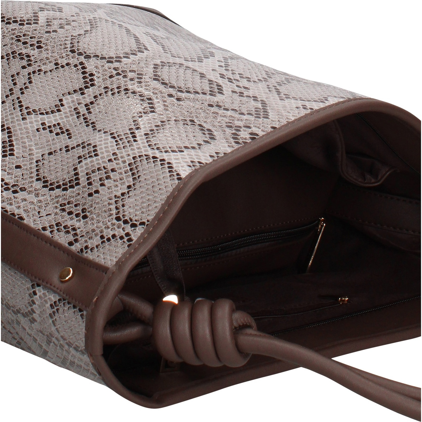 Borsa a mano da donna - Modello Astrea Lux - Pelle vegana PU - 39.0 x 23.0 x 17.0 cm