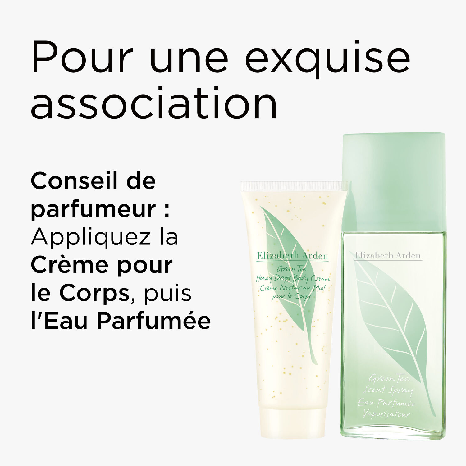 Green Tea - Coffret Eau Parfumée 100 ml + Lotion Rafraichissante 100 ml