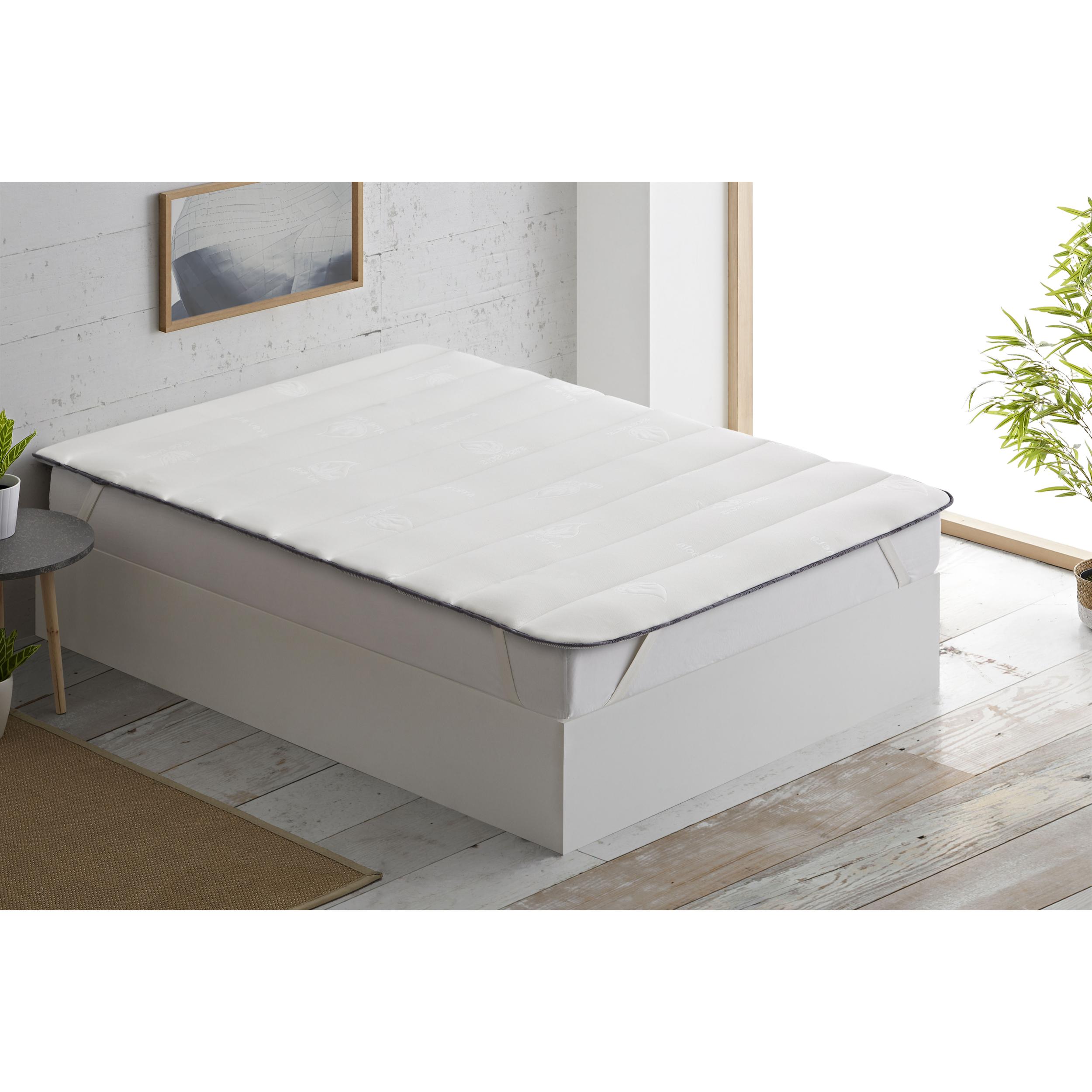 Topper Memory Foam+Fibra 300gr ALOE MEMORY Nordic-Home