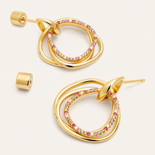 Pendientes Oria Colors Baño Oro