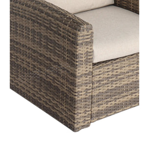 Canapé de jardin Selenim 2 places beige