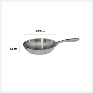Poêle Inox 26 cm Resilience