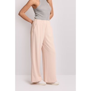 Kocca - Pantaloni ampi con elastico in vita Donna, Tinta unita