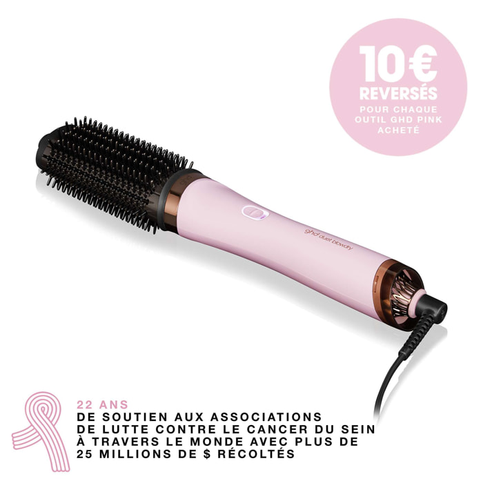 Brosse soufflante 2-en-1 ghd duet blowdry rose - Collection Pink