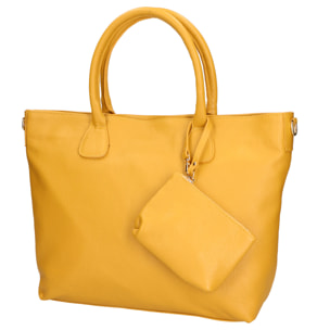 Borsa a mano Sylvie unisex In Vera pelle Made in Italy 34x30x9 cm