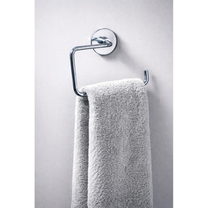 Porte Serviette mural EASY en Zinc Chromé Spirella