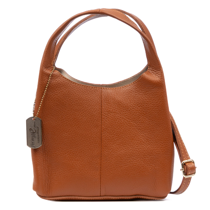 Barasso borsa a mano donna. Pelle autentica Dollaro.