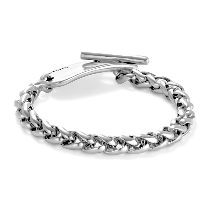 Pulsera SER NATURAL PLATEADO XL