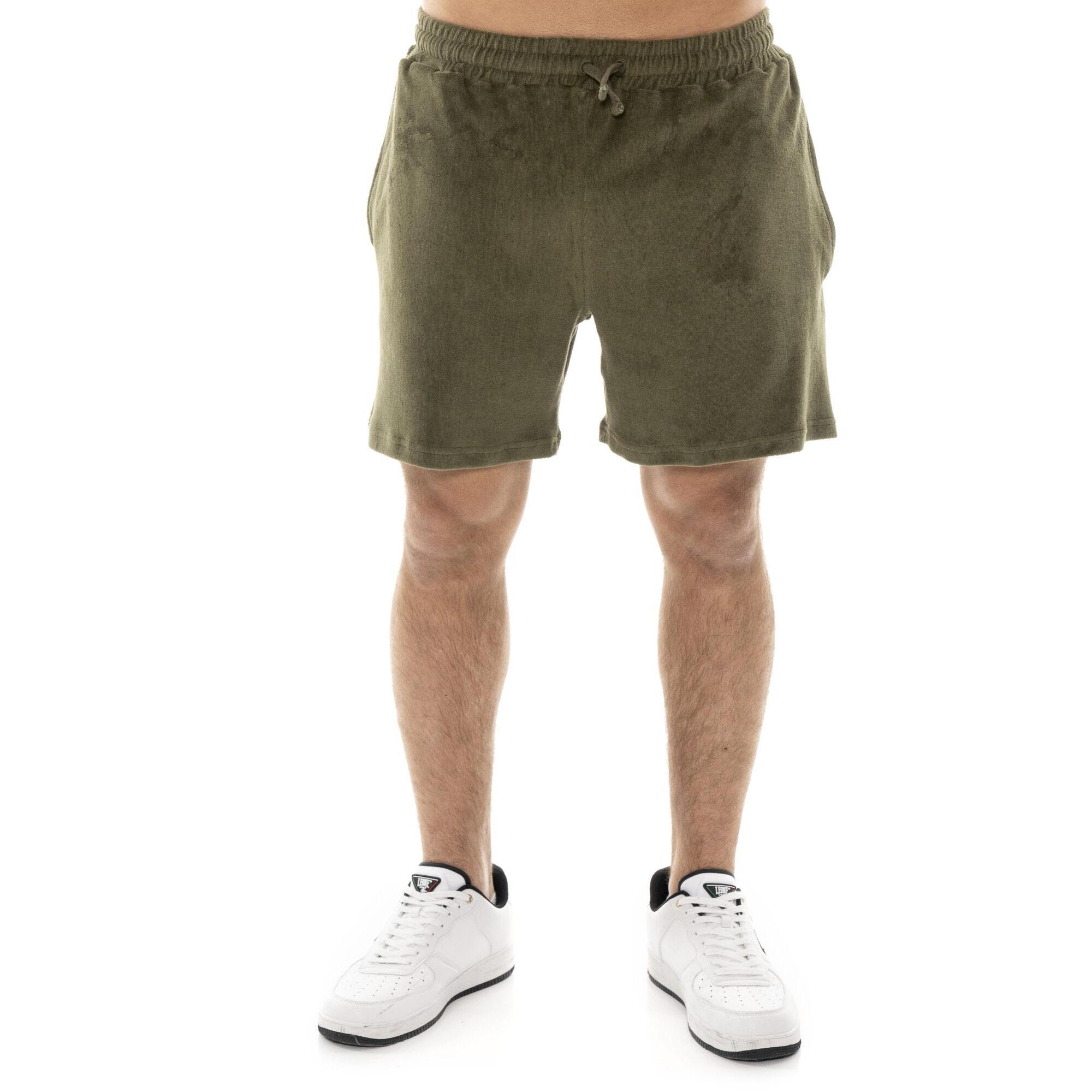 Pantaloncino uomo Leone 1947 Apparel in spugna con fascia elastica. Comfort estivo.