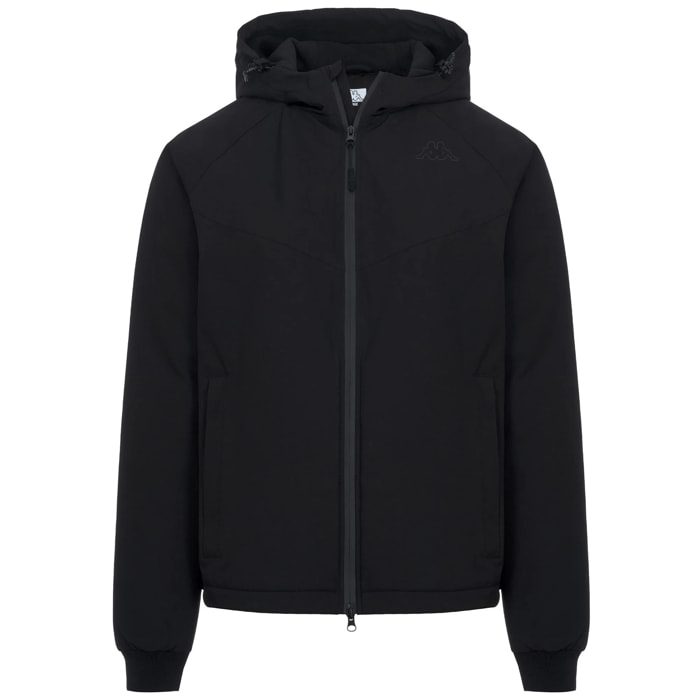 Kappa - Giacche Uomo Nero - Logo Sofymicropol
