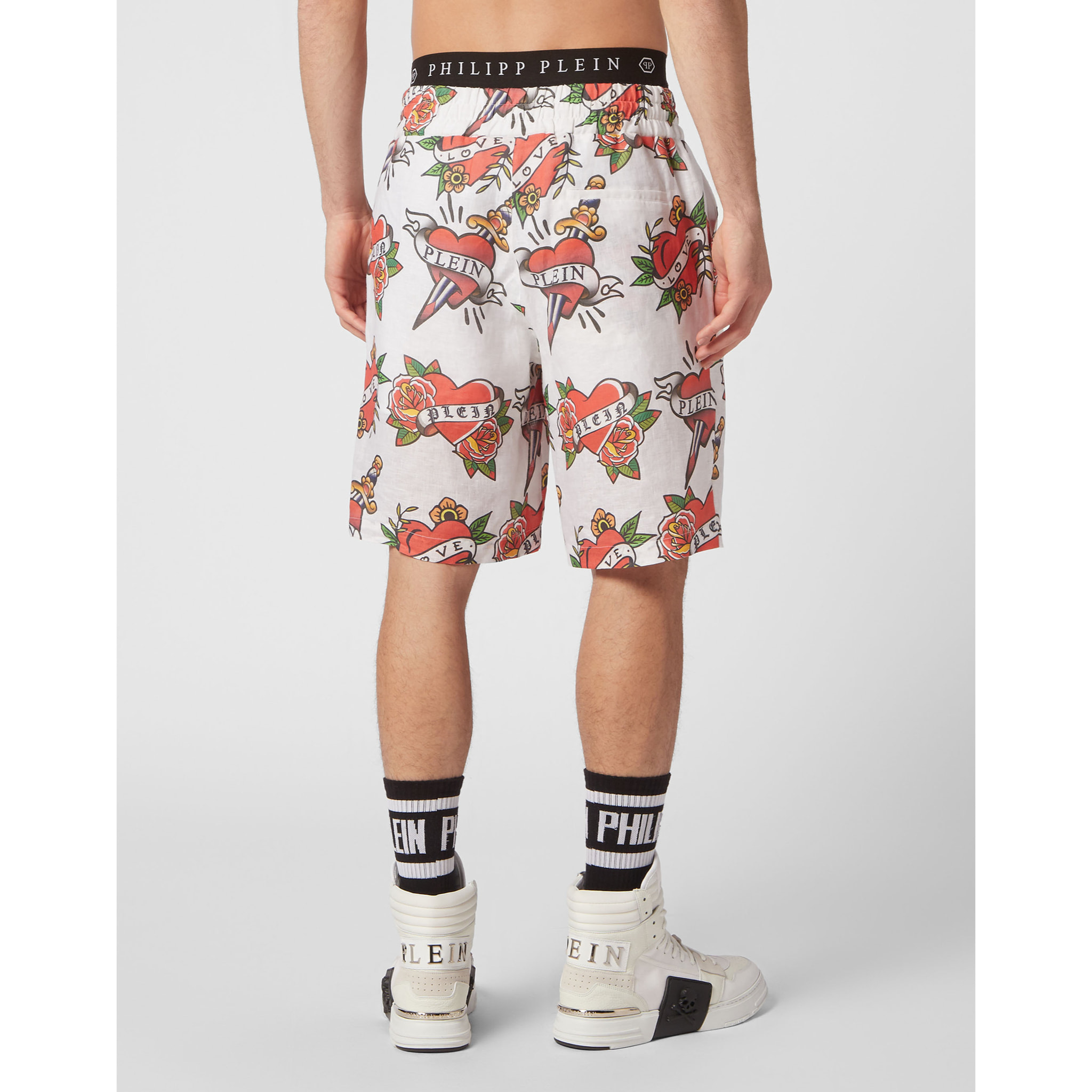 PHILIPP PLEIN Pantalones cortos LOVE