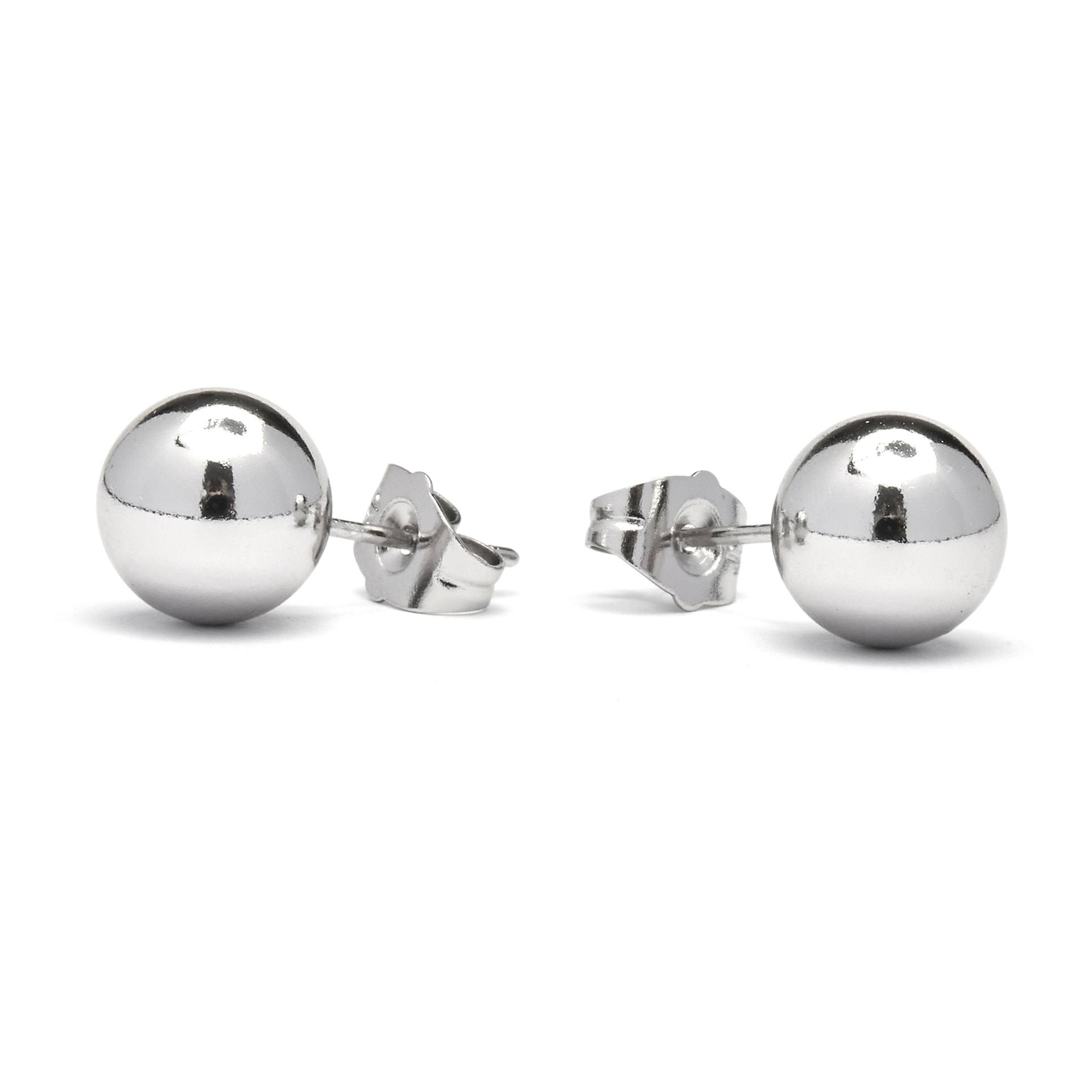 Pendientes acabado plata