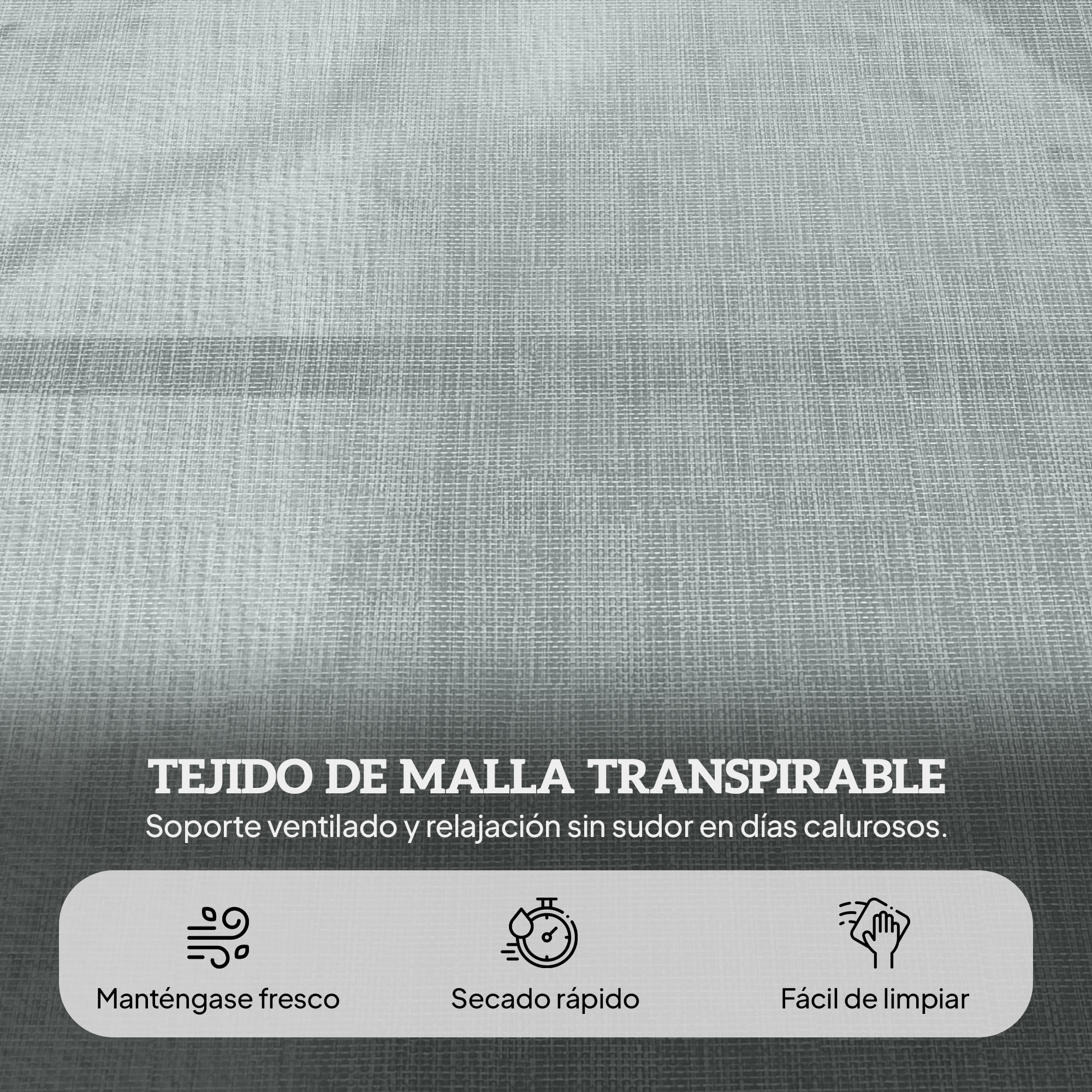Tumbona Plegable, Tumbona Jardín Exterior con Respaldo Ajustable en 4 Posiciones, Orificio de Lectura, Reposacabezas y Brazos, Carga 120 kg, para Terraza, Piscina, 145x72x89 cm, Gris Oscuro