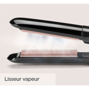 Lisseur vapeur BABYLISS Steam Tourmalin ST493E