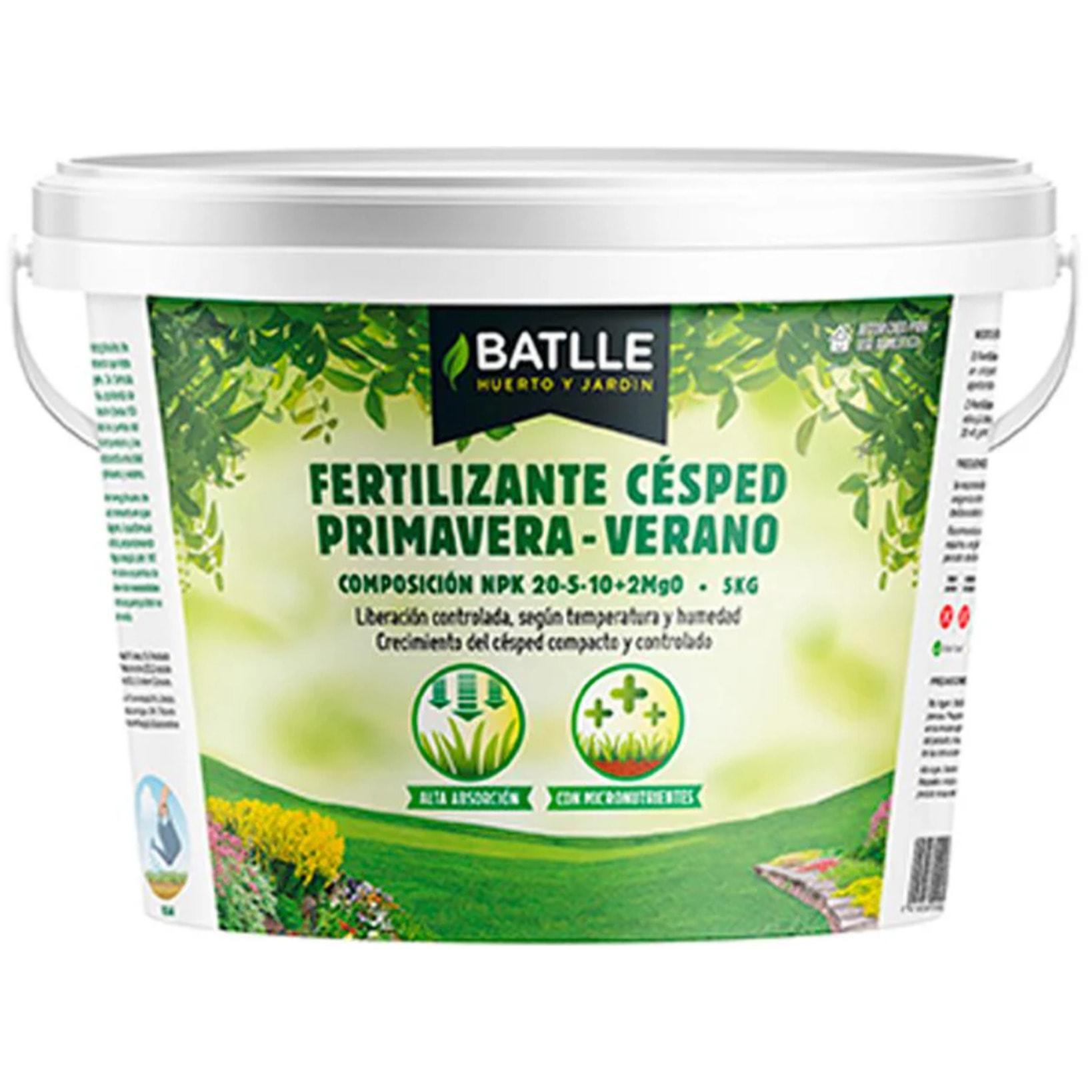 Fertilizante césped primavera-verano Batlle 5 Kg