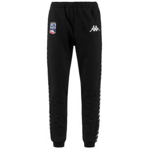 Kappa - Pantalones Hombre Negro - 222 BANDA ARUFINZIP US