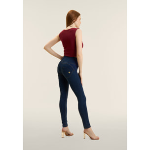 Pantalone WR.UP® skinny vita alta lunghezza regular in denim elasticizzato