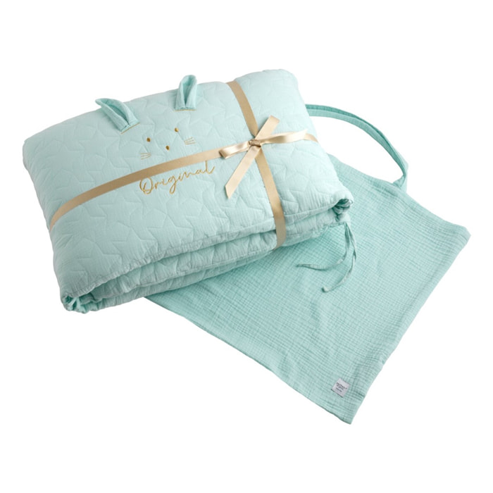 Tour de lit bébé en coton