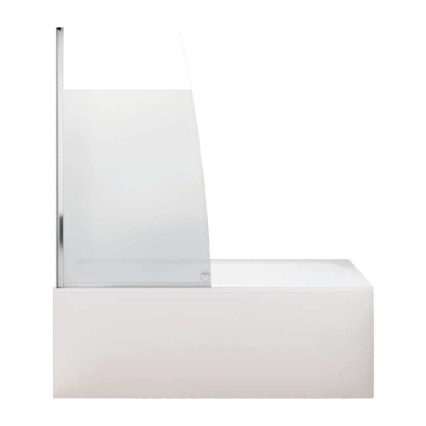 Baignoire droite 180 X 80 Elise acrylique + pare bain volet gauche + tablier en niche + vidage