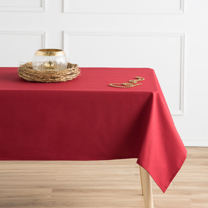 Mantel Antimanchas Christmas Granate