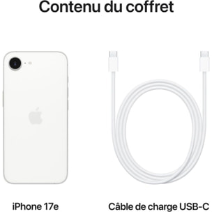Smartphone APPLE iPhone 17e Blanc 512Go